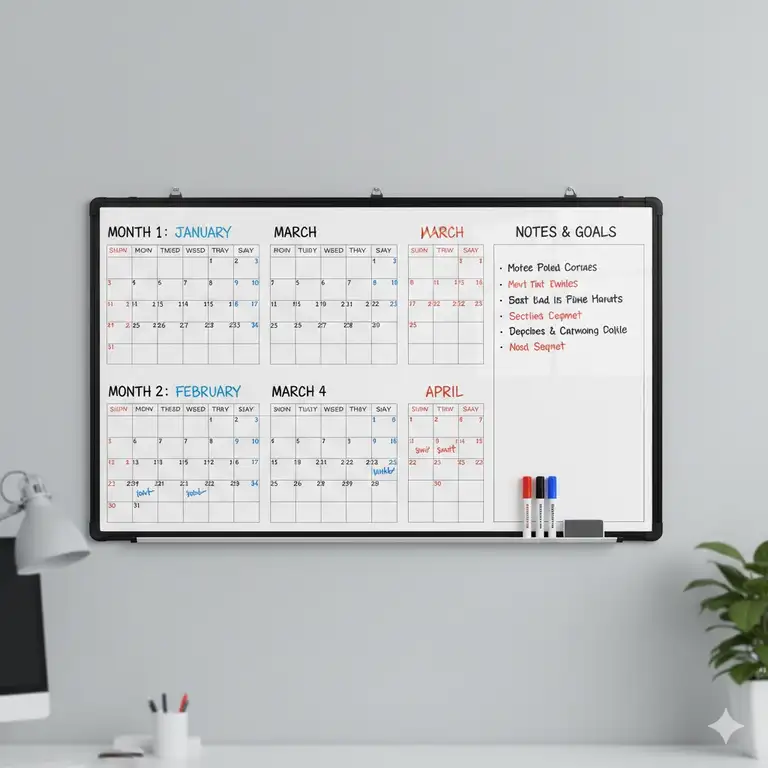 4 Month Calendar Dry Erase Board: 7 Game-Changing Picks to Organize Your Life Better [2025]