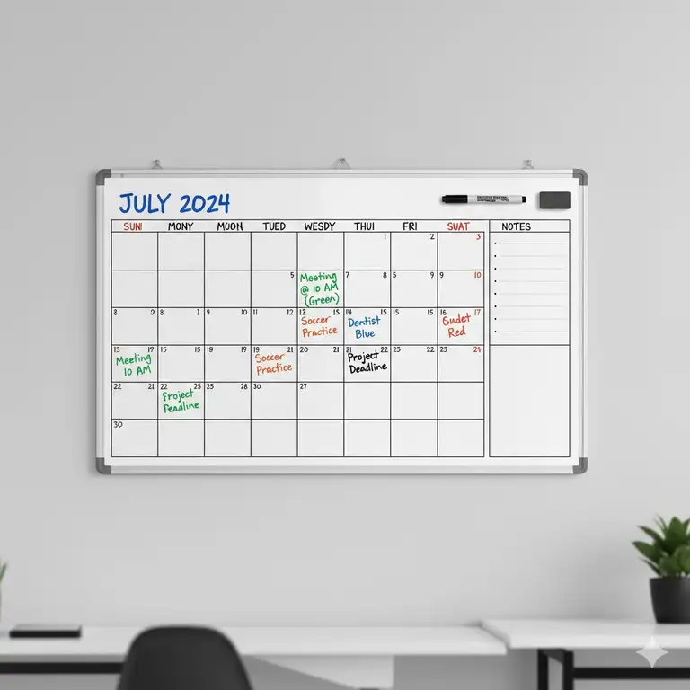 24 x 36 Dry Erase Calendar Board: 7 Top Picks for 2025 for Better Planning & Focus
