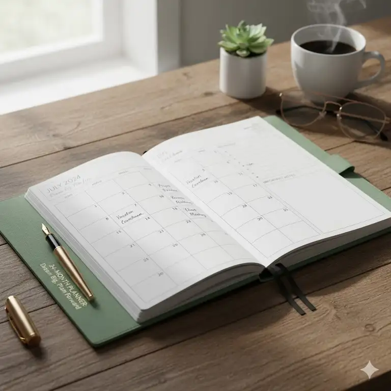 Two Year Monthly Planner: Maximize Your Time with a Clear 24-Month Overview