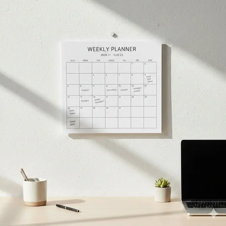 7 Best weekly wall calendar Options to Skyrocket Your Productivity!