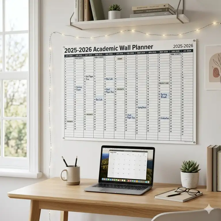 Academic Wall Planner 2026: 7 Best Tools to Crush Your Semester!