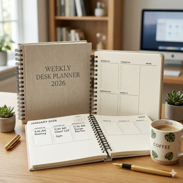 Weekly Desk Planner 2026: 7 Best Professional Choices to Boost Focus