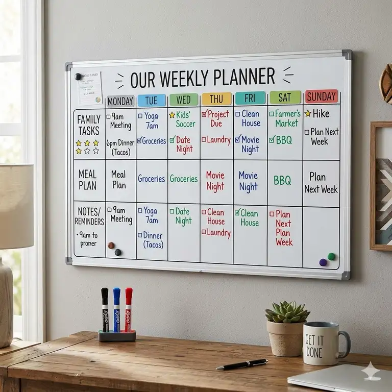 5 Best weekly planner dry wipe board Options for 2026: Organize Your Life Fast!