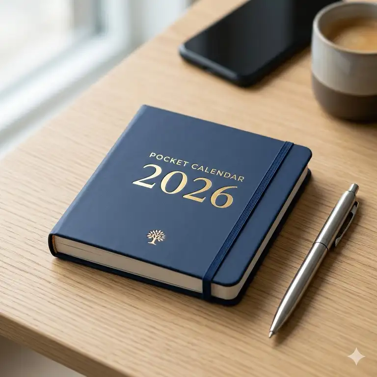Pocket calendar 2026: 5 Best Portables to Keep You Organized