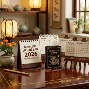 A daily tear-off page mini calendars 2026 showing a sheet being cleanly peeled away.