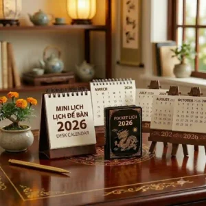 A customizable personalized photo mini calendars 2026 featuring a template for family pictures.